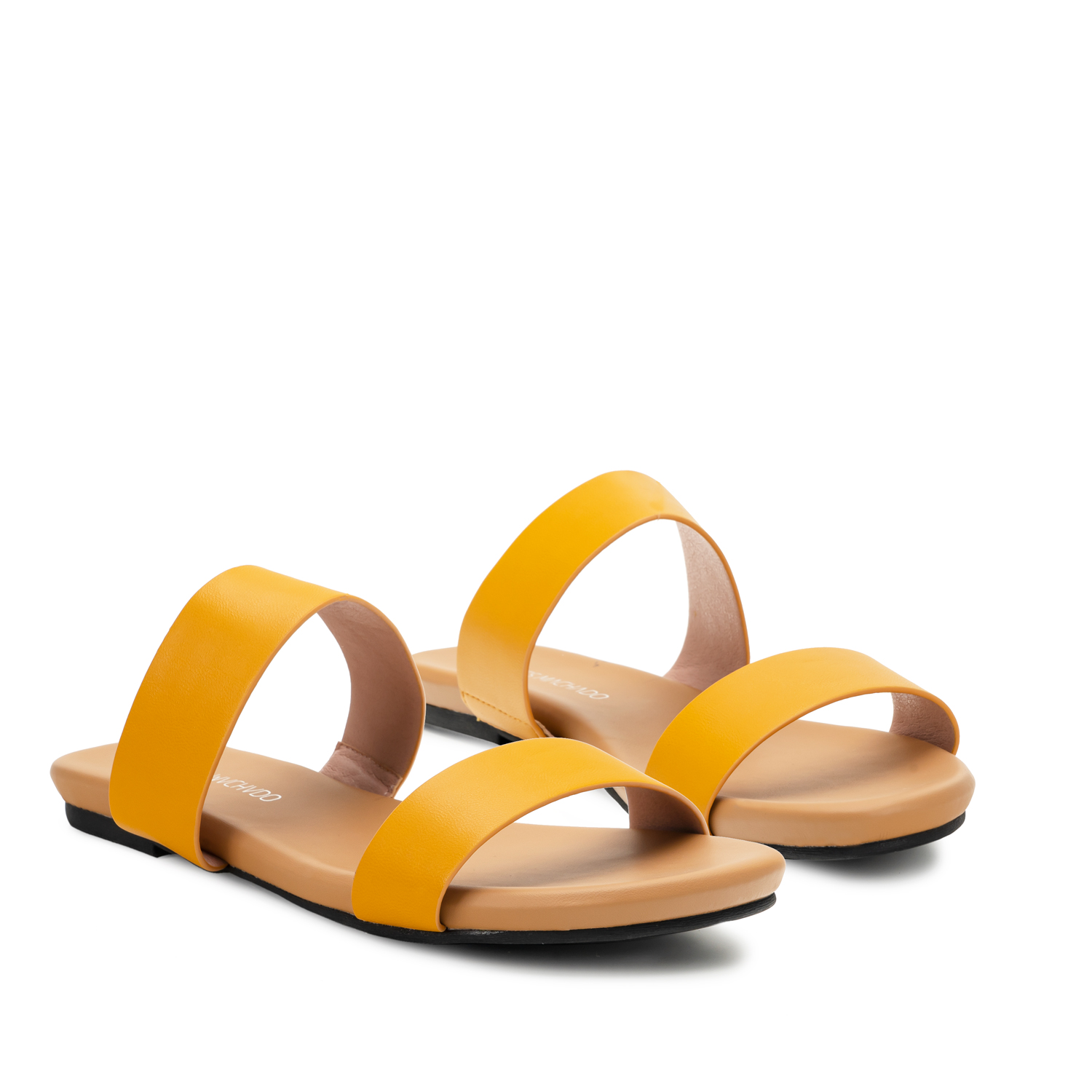 Mustard Flat Sandals 
