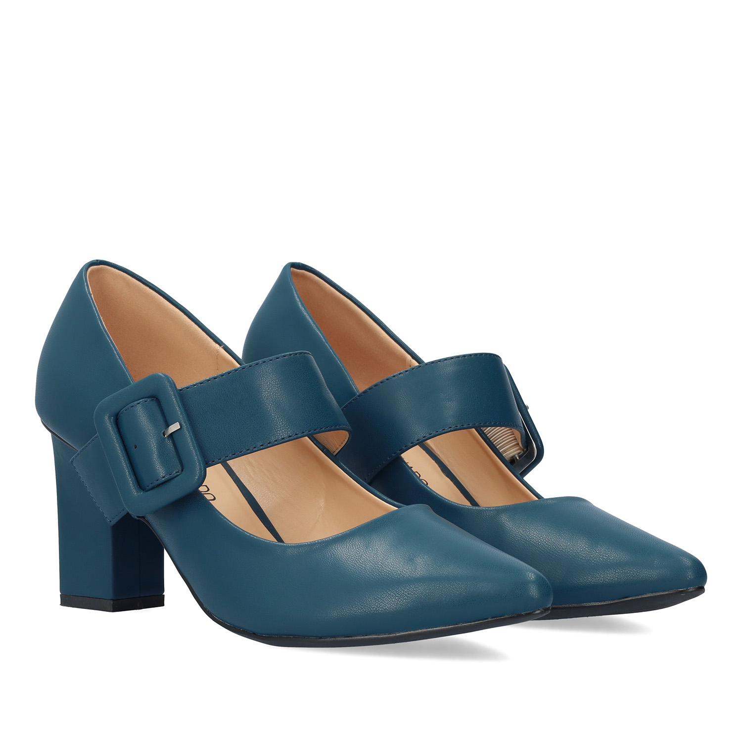 Zapato de tacón en soft Azul