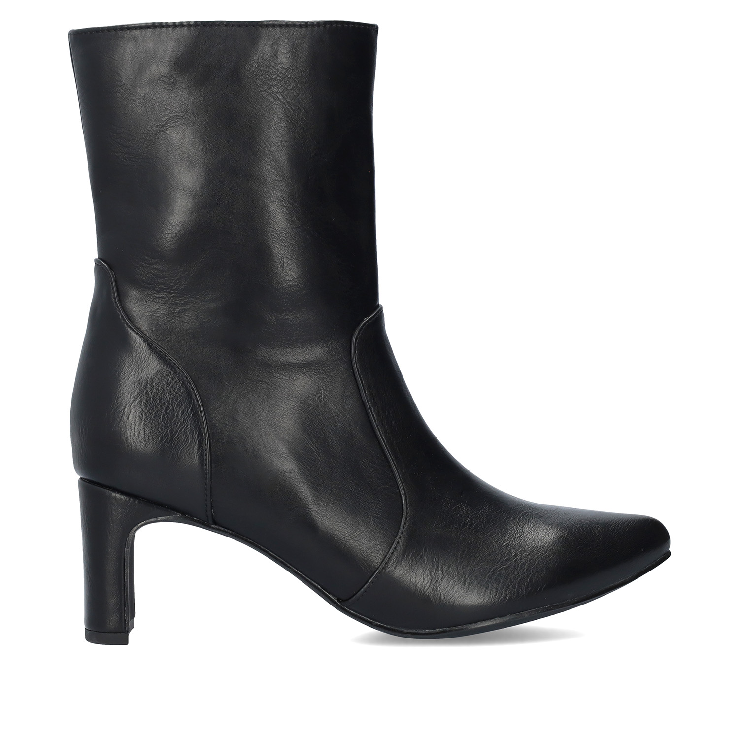 Hohe Stiefelette in soft schwarz Farbe 