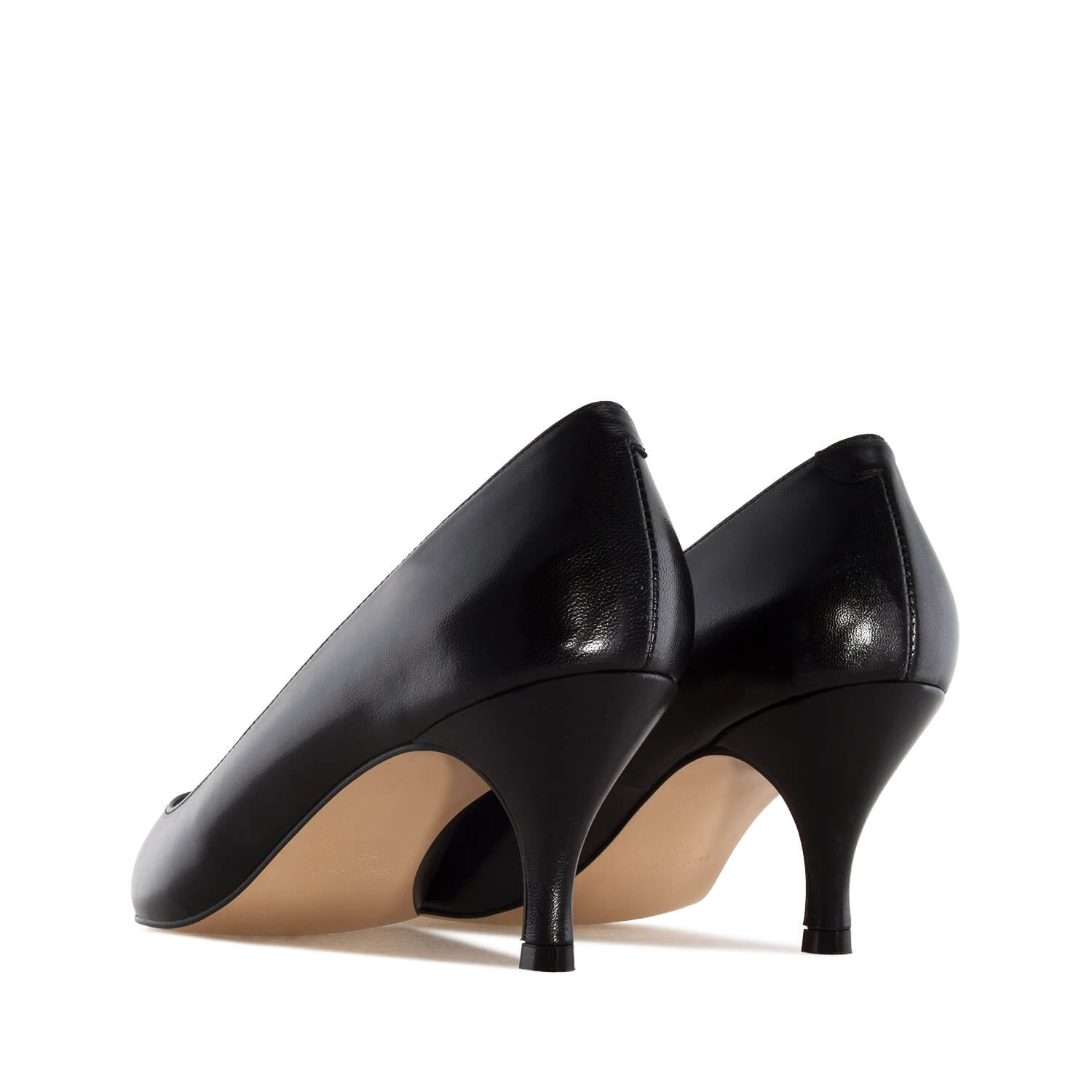 Pumps in Black Nappa Leather 