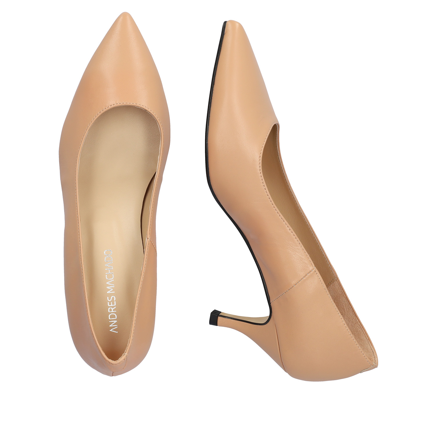 Pumps in Nude Nappa Leather 