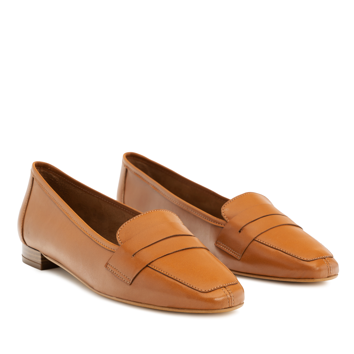 Penny Loafer in Brown Leather 