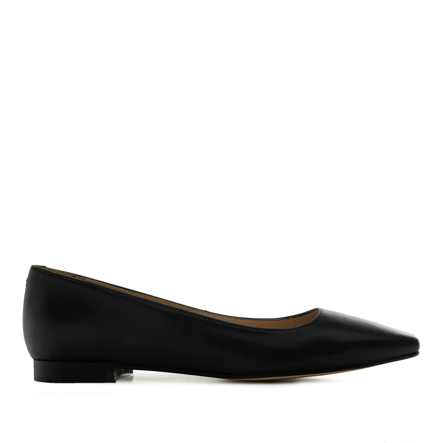 Ballet Flats in Black Leather 