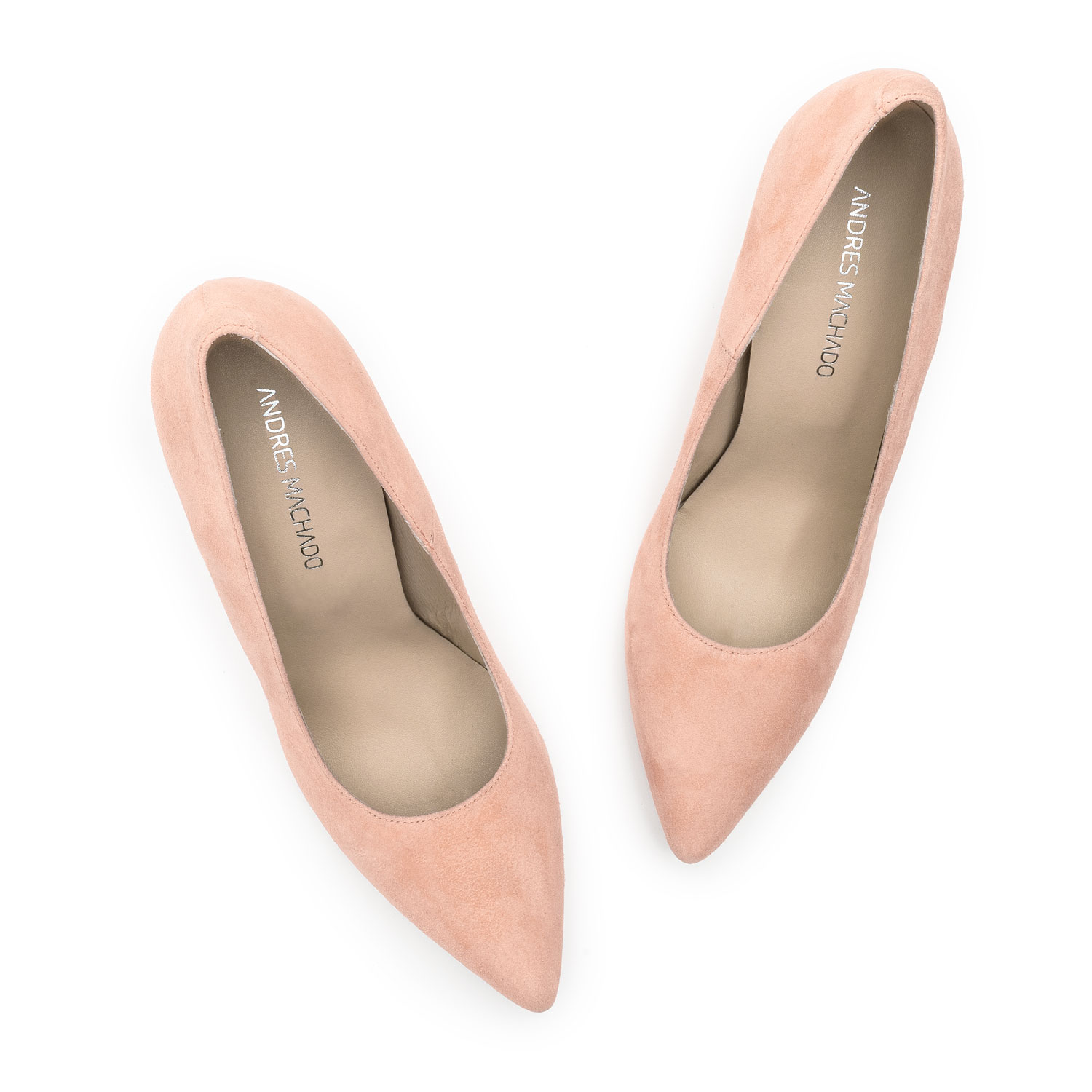 Heeled Shoes in Pink Suede 