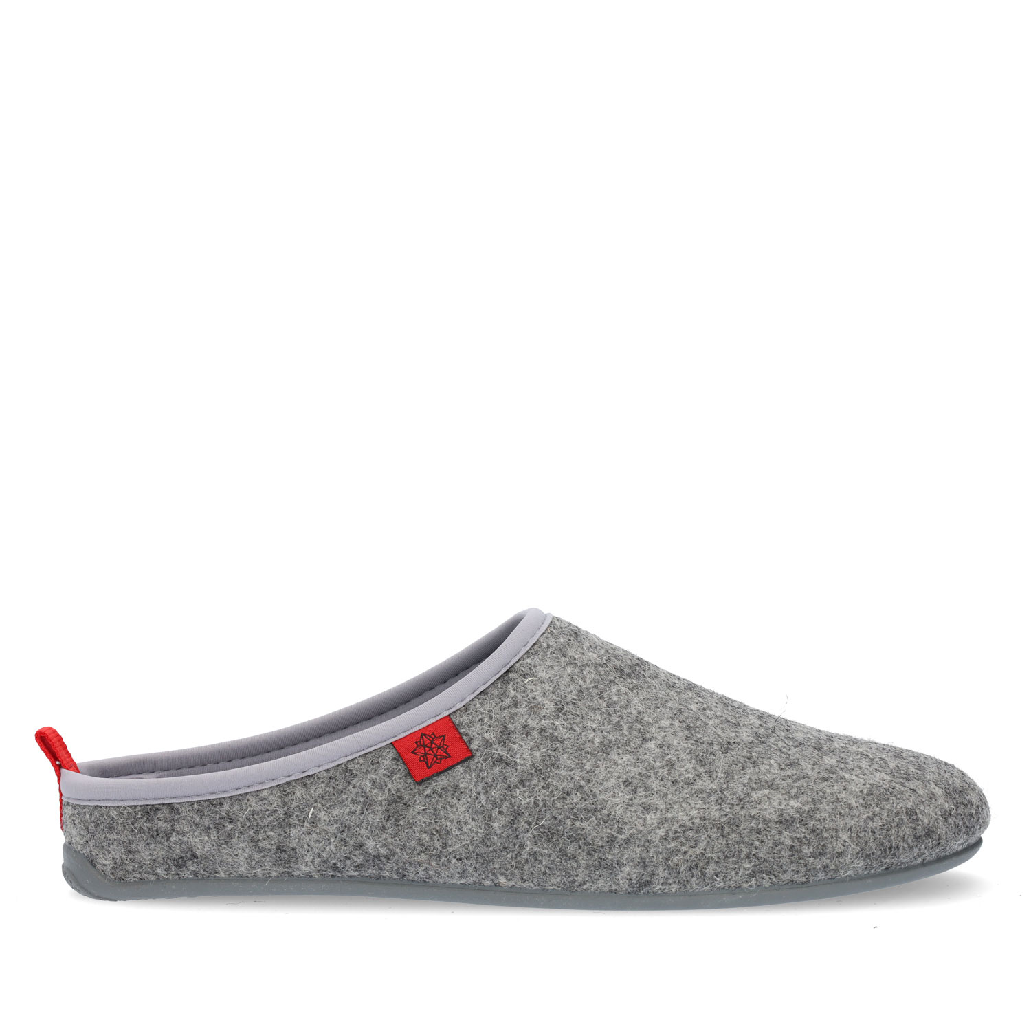 Unisex Grey Felt Slippers 