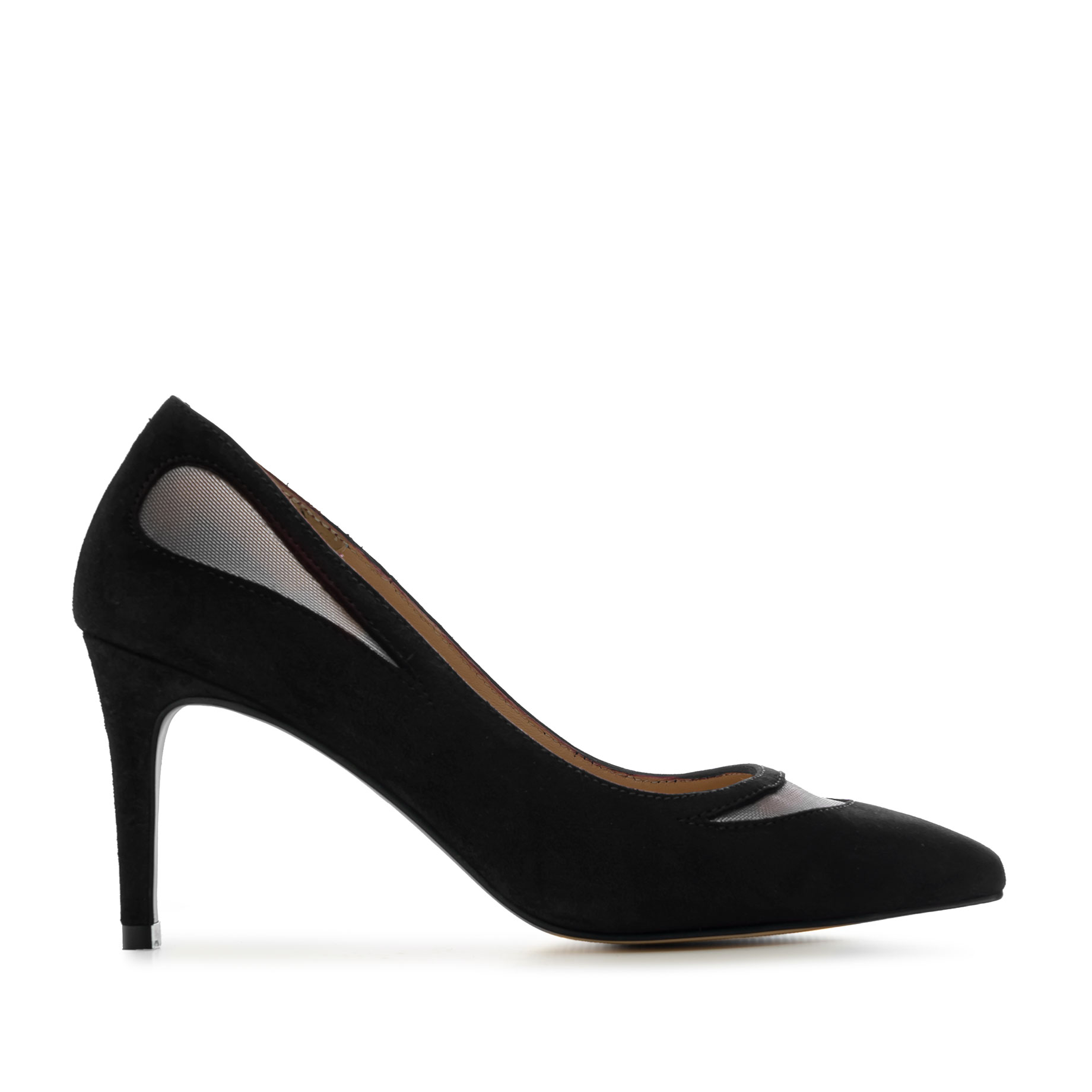 Escarpin en daim outlet noir