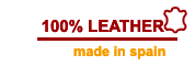 100% LEATHER. MADE IN SPAIN