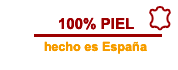 100% PIEL. HECHO EN ESPAÑA